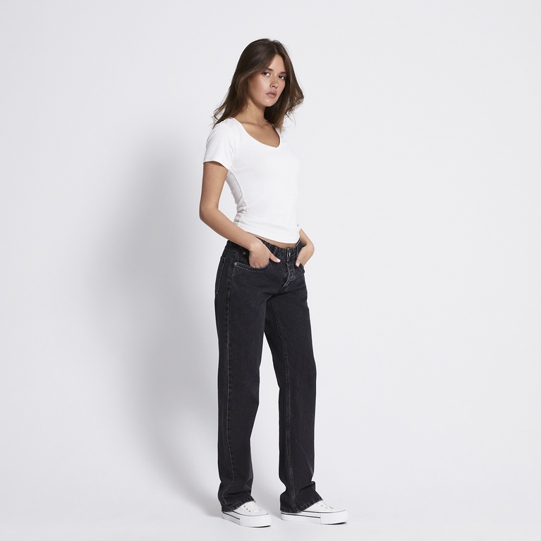 Low waist straight jeans "Icon"